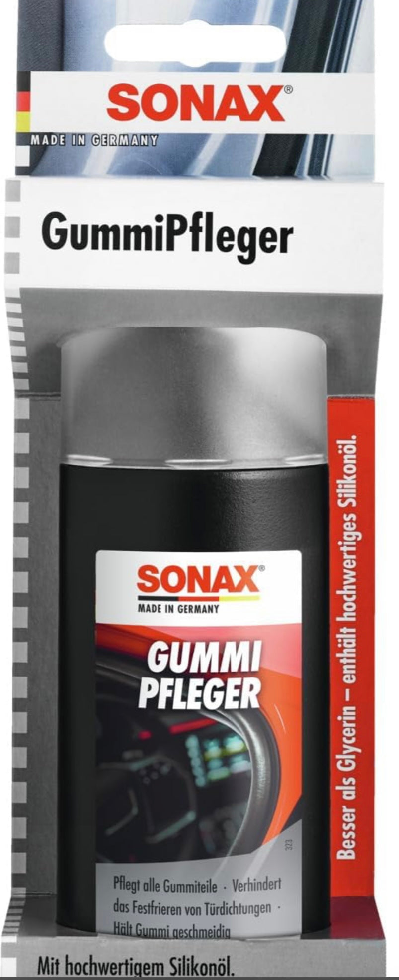 Sonax GummiPfleger mit Schwamm (100ml)