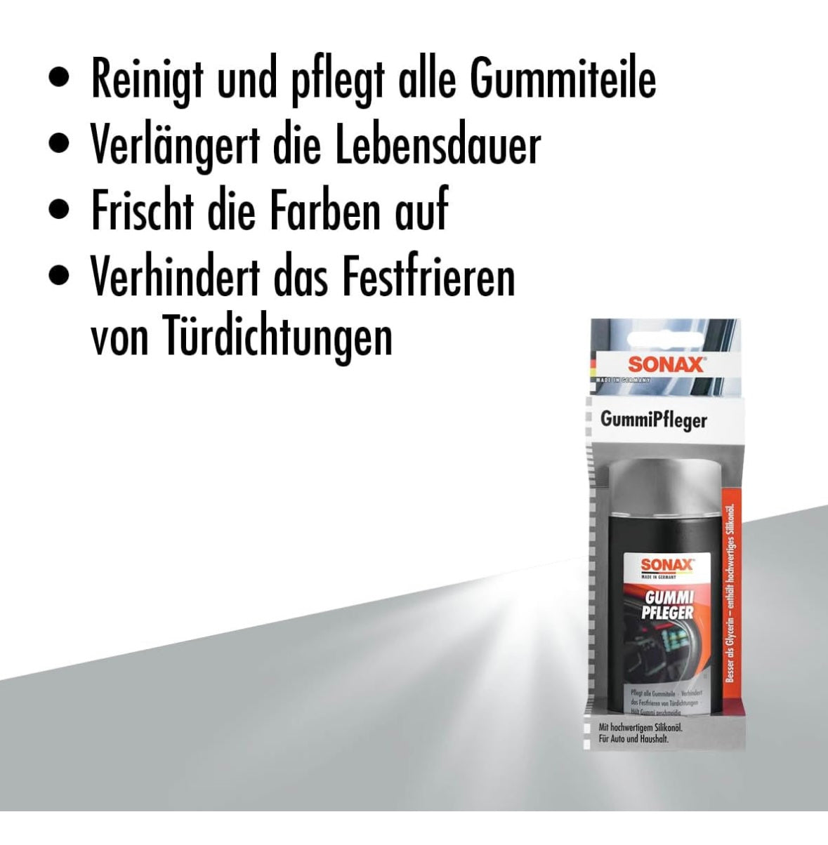 Sonax GummiPfleger mit Schwamm (100ml)